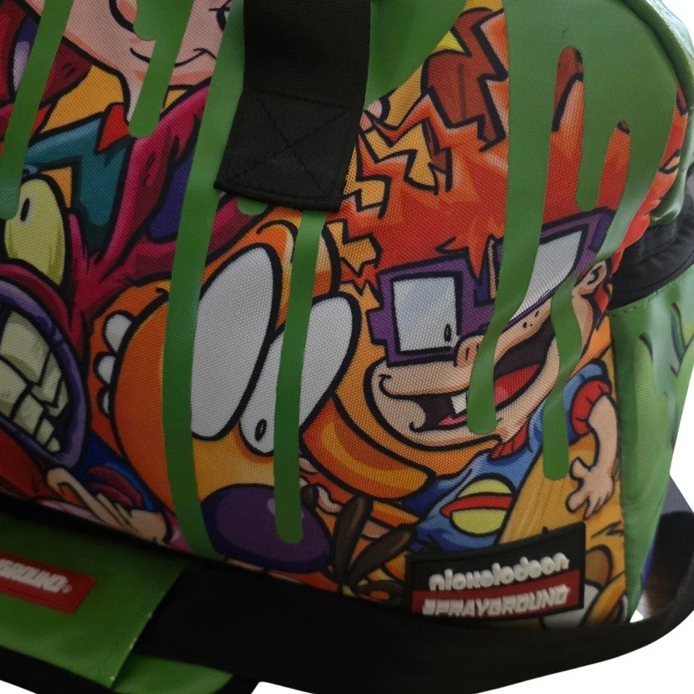 Sprayground Nickelodeon Slime Duffle Bag 90s Nicktoon Rugrats Ren Stimpy Limited